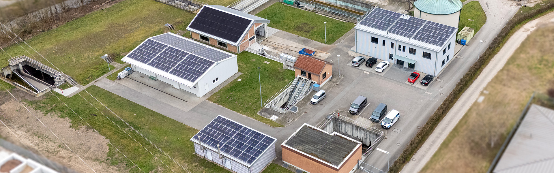 Dekorativer Bildausschnitt der Photovoltaikanlage