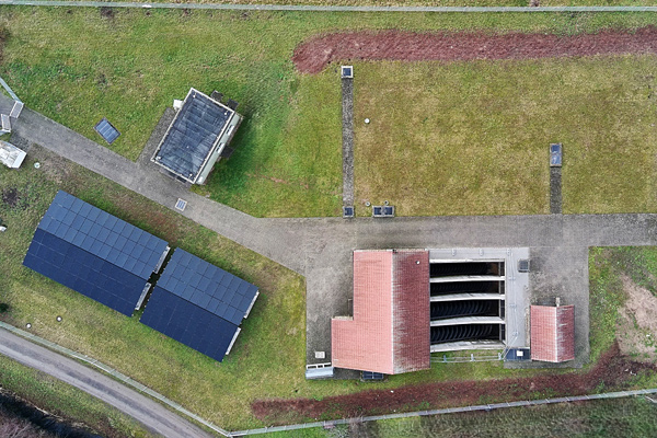 Luftaufnahme-Anlage Hebewerk 6