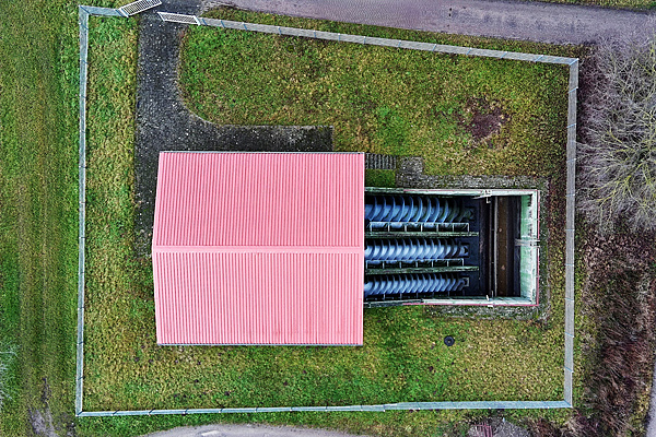 Luftaufnahme Hebewerk 1B Staffort